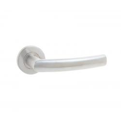 Luma Lever Door Handle Set (stainless steel)